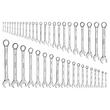 Set 40 x chei combinate, 6 la 32 mm și 1/4" la 1-1/4", Crom Vanadiu