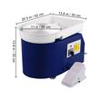 Roata de olarit profesionala, electrica, 350 W, diametru placa 28cm, 0-300 rpm, rotatie in ambele sensuri, Pedala