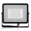 Proiector led, 10W, 4000K, IP65, 800 lm, Negru, 115 x 108 x 26 mm, cip samsung