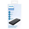 Powerbank Philips, 10000 mAh, baterie Li-polimer, 2 porturi USB