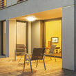 Plafoniera led, Interior/Exterior IP44, 4000K, 3820 lm, 30 W, dimensiune 350 x 61 mm, Alba, Rotunda