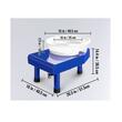 Roata de olarit profesionala, electrica, 350 W, diametru placa 25 cm, 60-300 rpm, rotatie in ambele sensuri, Pedala, LCD tactil