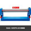 Masina de roluit tabla, 610 mm latime x 0,8 mm grosime, Manuala