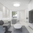 Plafoniera led, Interior/Exterior IP44, 4000K, 3820 lm, 30 W, dimensiune 350 x 61 mm, Alba, Rotunda