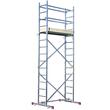 Schela mobila din aluminiu, capacitate max 150 kg, Inaltime de lucru 5 m