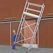 Schela mobila din aluminiu, capacitate max 150 kg, Inaltime de lucru 5 m