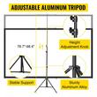Ecran de proiectie cu trepied 110 inch, 4K Ultra HD, portabil, 16:9, Material anti-lumina, Ecran lavabil, Unghi de vizualizare 160 de grade
