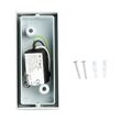 Aplica led cu soclu 2xGU10, Fara bec, Rotunda, max 35W, Aluminiu, 150 x 68 x 92 mm, IP44