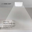 Plafoniera led patrata, 18 W, lumina naturala 4000K, 1800 lm, dimensiune 225 x 225 x 60 mm, IP44, Alba