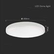 Plafoniera led, Interior/Exterior IP44, 4000K, 3820 lm, 30 W, dimensiune 350 x 61 mm, Alba, Rotunda