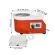 Roata de olarit profesionala, electrica 280 W, diametru platan 25 cm, 0-300 rpm, rotatie in ambele sensuri, 53 x 40 x 38 cm