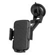 Suport universal auto pentru telefon, Brațe laterale  reglabile 65-115 mm, ventuza