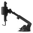 Suport universal auto pentru telefon, Brațe laterale  reglabile 65-115 mm, ventuza