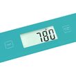 Cantar de bucatarie sticla securizata, Albastru, Ecran LCD, 1g-5kg, 1x 3V baterie litiu CR 2032