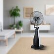 Ventilator turn cu pulverizare, 3 viteze, 80 W, Timer, Rezervor apa 3.2 l, Telecomanda, Diametru 43 cm