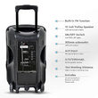 Boxa portabila, 35 W, lumini led, USB/SD/BT/radio FM, Microfon, 510x320x295 mm