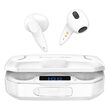Casti On the ear, K&M, Bluetooth, Wireless, diametru difuzor 13 mm, Timp de lucru 5 ore, Etui si powerbank, Alb