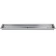 Arzator incastrabil, Vevor, 124 x 20 x 5 cm, Inox, pentru Interior/Exterior, Gaz propan