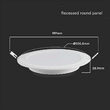 Panou led rotund 18W, incorporabil, 6500K, 1980 lm, diametru 203.2 mm
