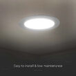 Plafoniera led, Incastrabila, 24 W, Alb rece 6500K, IP20, Dimensiune 296 x 29.1 mm , 2640 lm