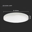 Plafoniera led cu senzor de miscare, Interior/Exterior IP44, 4000K, 3000 lm, 30 W, dimensiune 420 x 65 mm, Alba