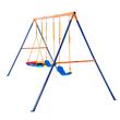 Leagan pentru copii, 3 in 1, cadru otel A, max 272 kg, demontabil, 1651H x 3048 x 1829 mm
