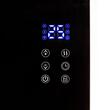 Convector Smart de podea sau perete, panou sticla, 2 trepte de incalzire 1000 W / 2000 W, IPX4, 92 x 43 x 24 cm, Termostat, Temporizator