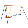 Leagan pentru copii, 3 in 1, cadru otel A, max 272 kg, demontabil, 1651H x 3048 x 1829 mm