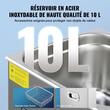 Aparat de curatat cu ultrasunete, Capacitate 10 l, 240W, frecventa ultra-inalta 40 kHz, Inox, 0-80℃, Panou digital