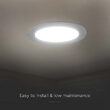 Panou led rotund 6W, incorporabil, 4000K, 660 lm, diametru 89 mm