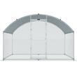 Cotet pentru pasari si animale mici, Vevor Dome 200 x 300 x 200 cm, Acoperis PE, Usa intrare