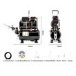 Aerograf multifunctional cu compresor, duza 0.3 mm, 23-25 l/min, 1-3.5 Bar, 47 dB, 120 W, Capacitate cana 9 ml