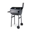 Gratar cu capac pentru gradina Lund 99514, dimensiune gratar 47x32 cm, termometru