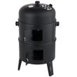 Afumatoare si gratar portabil pentru gradina Lund 99633, 46x41.5x77cm, termometru