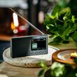 Radio portabil FM, antena telescopica, 3W, USB, Bluetooth, Ecran LCD color 2.4 inch, Alarma, Baterie Li-Ion