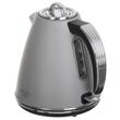 Fierbator electric, capacitate 1.5 l, putere 2200 W, Gri, filtru anticalcifiere, Inox