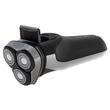 Aparat de ras cu acumulator, IPX7, 3 capete rotative, oscilante, cutite Inox, LCD, USB, functionare 180 min, 2000 mAh