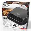 Sandwich maker 2in1, 1100W, Placi Antiaderente si detasabile, Negru
