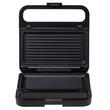 Sandwich maker 2in1, 1100W, Placi Antiaderente si detasabile, Negru