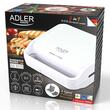Sandwich maker 2in1, 1100W, Placi Antiaderente si detasabile, Alb