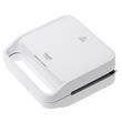 Sandwich maker 2in1, 1100W, Placi Antiaderente si detasabile, Alb