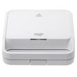 Sandwich maker 2in1, 1100W, Placi Antiaderente si detasabile, Alb