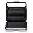 Sandwich maker 2in1, 1100W, Placi Antiaderente si detasabile, Alb