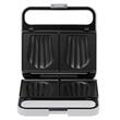 Sandwich maker 2in1, 1100W, Placi Antiaderente si detasabile, Alb