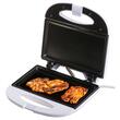 Gratar electric 1200 W, dimensiune placa de gatit 20 x 11 cm, Alb