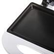 Gratar electric 1200 W, dimensiune placa de gatit 20 x 11 cm, Alb