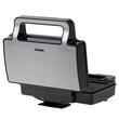 Sandwich maker 2in1, 1400W, Placi Antiaderente si detasabile, Indicator luminos, Argintiu