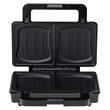 Sandwich maker 2in1, 1400W, Placi Antiaderente si detasabile, Indicator luminos, Argintiu
