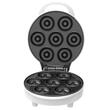 Aparat pentru preparat 7 gogosi, 1000 W, Alb, placi anti-aderente