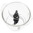 Tocator de legume, 300 W, Bol sticla 1.2 l, 4 lame inox, Protectie la supraincalzire